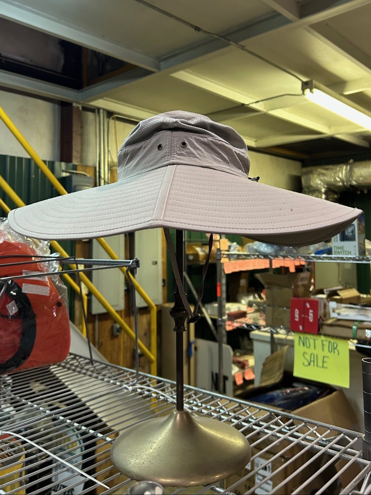 Sun Hat, wide brim (light gray)