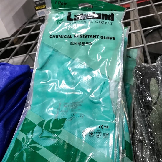 Gloves, Green Chemical Resistant