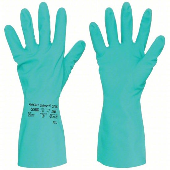 Gloves, Green Chemical Resistant