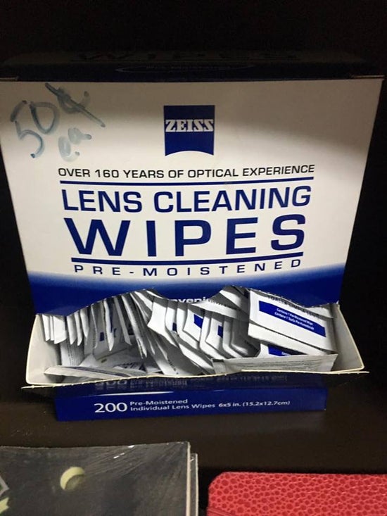 Wipes, Lens Cleaning