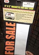 Sign, Magnetic For Sale