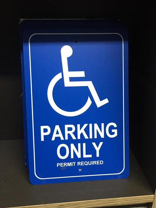 Sign, Handicap Parking Large