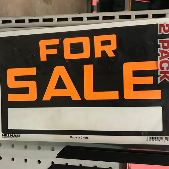 Sign, For Sale (2 pack)