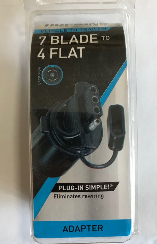 7 Blade to 4 Flat Adapter