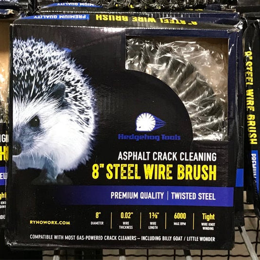 Wire Brush Wheel, 8" HedgeHog