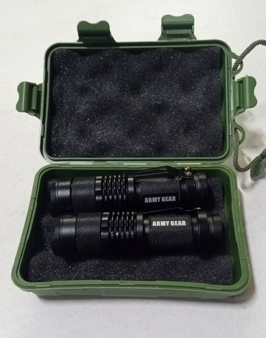 Flashlight, Army Tactical Flashlight w/Case