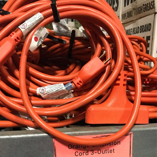 Extension Cord, Orange