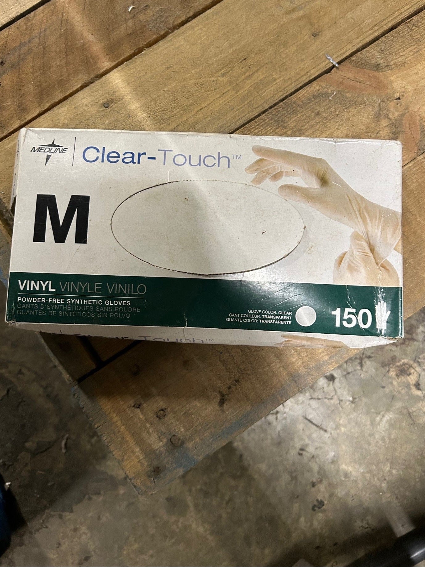 Gloves, Clear Touch Vinyl (box of 150)