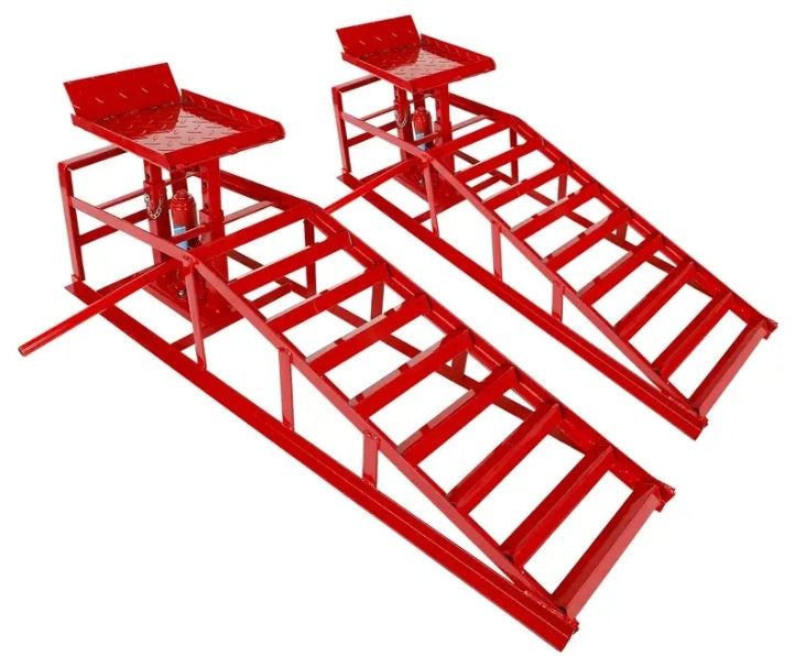 Ramps, 2 Hydraulic Car Ramps 5T 10,000 lbs.