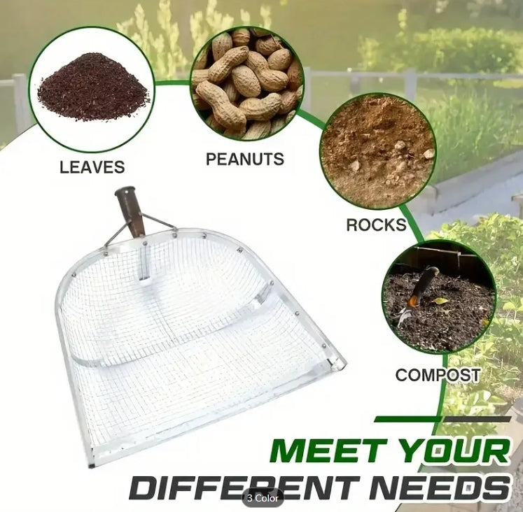 Mesh Soil Sifter/Scoop (handle not included)