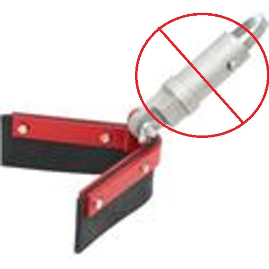 Squeegee, 25759 V-Shaped Squeegee Head w/o Connector